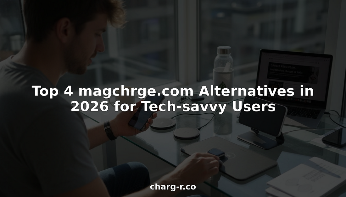 Tech-savvy user comparing wireless chargers