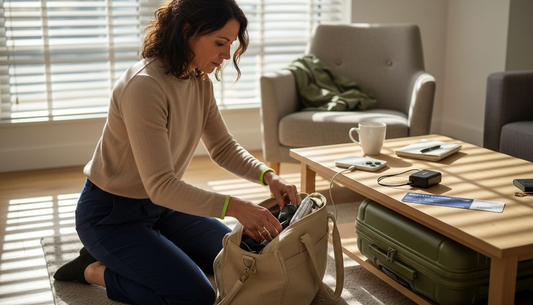 Packing Apple wireless charging accessories for travel