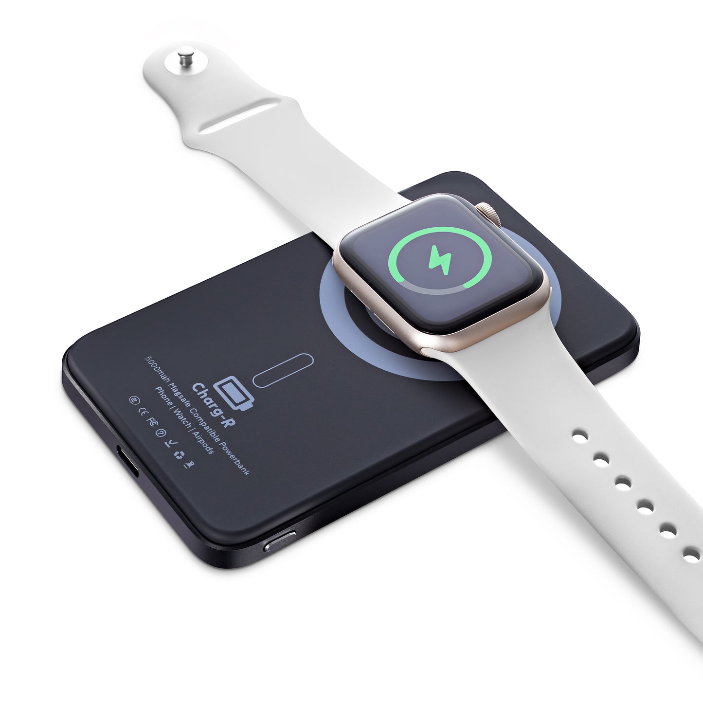 Magbank 3-in-1 Magsafe Compatible Wireless Powerbank (Charges Phone/Watch/Airpods)