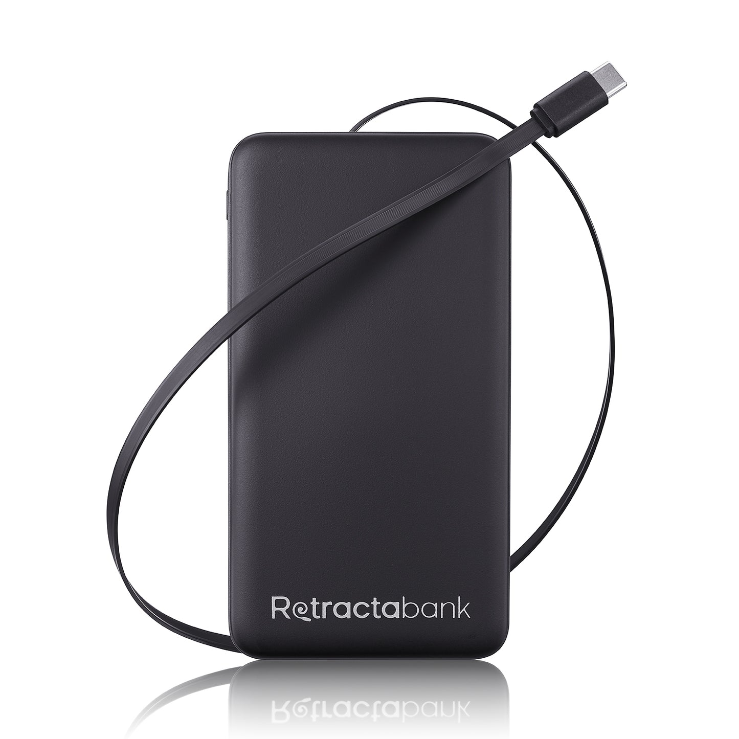Retractabank 10,000mAh Powerbank with built-in Retractable lead (3xUSB outputs)